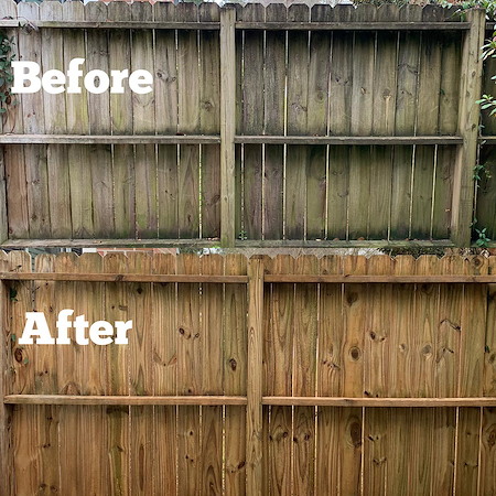 Deck and fence cleaning